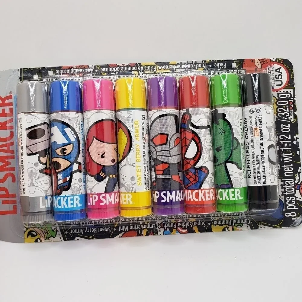 Marvel Avengers lip smackers 8 pack